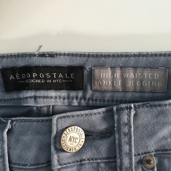Aeropostale Gray High Waisted Jeggings - Picture 5 of 6